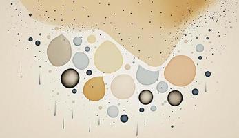 A seamless pattern featuring softly painted watercolor dots in various sizes, in a peaceful and dreamy color palette, Watercolor Dots Pattern, Abstract Art, watercolor pattern, Generate Ai photo