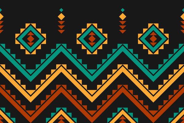 Geometric ethnic seamless pattern traditional. Aztec ethnic ornament print. Tribal pattern style.