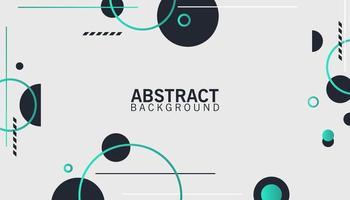 banner abstract minimalist line green gradient geometric rounded shapes design background wallpaper vector