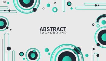 banner abstract modern green gradient geometric circle shapes design background wallpaper vector