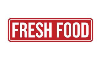 Fresh Food Rubber Stamp Seal Vector