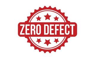 Zero Defect Rubber Stamp Seal Vector