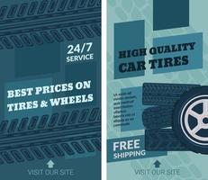 High quality car tires, best prices on wheels vector