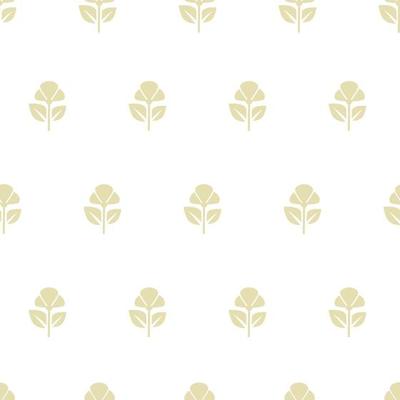Simple and elegant vintage floral seamless pattern