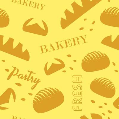 Bakery organic and tasty food production print