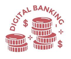 Digital banking services, online account access vector