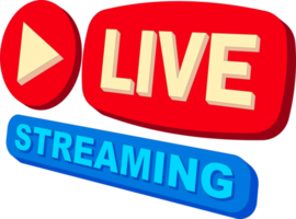 vivere streaming distintivo nel isometrico logo png