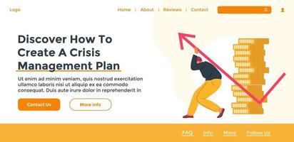 Discover how to create crisis management plan vector