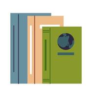 School books and textbooks for studying vector