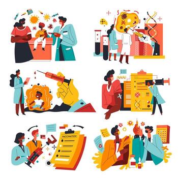 pruebas y experimentando en nuevo vacuna método vector