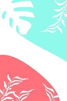 Summer bright abstract background for the banner vector