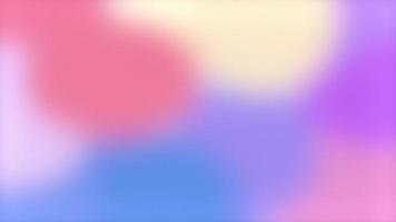 estética fofa colorida gradiente movimento fundo video