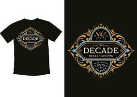 T-shirt print design. Vintage label design. Vector illustration.