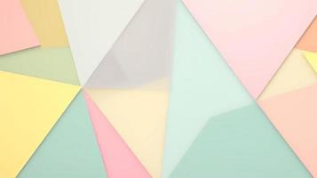 abstract paper background in pastel colors, geometric paper design, vector illustration photo