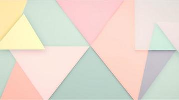 abstract paper background in pastel colors, geometric paper design, vector illustration photo