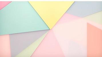 abstract paper background in pastel colors, geometric paper design, vector illustration photo