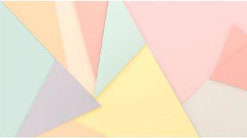 abstract paper background in pastel colors, geometric paper design, vector illustration photo