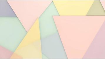 abstract paper background in pastel colors, geometric paper design, vector illustration photo