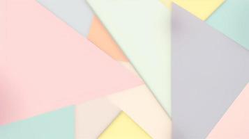 abstract paper background in pastel colors, geometric paper design, vector illustration photo