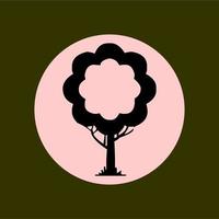 This illustration of a tree is a colorful and detailed depiction of a lush forest tree. Perfect for use in educational materials, nature guides, and marketing materials for eco-friendly products. vector