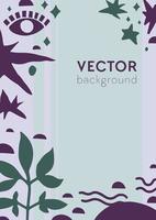 Abstract background with copy space, vector frame