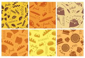 Background decoration with delicious food pastry vector