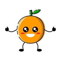 Vector graphic illustration of orange. Perfect for fruit-based products like juice, etc.