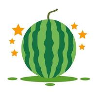 Vector graphic illustration of watermelon. Perfect for fruit-based products like juice, etc.