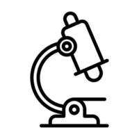 Beautiful design of microscope, a lab equipment, modern style vector
