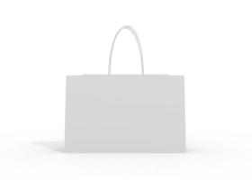 3D Rendering Realistic Shopping Bag for branding and corporate photo