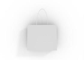 3D Rendering Realistic Shopping Bag for branding and corporate photo