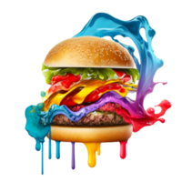 dibujos animados hamburguesa icono gratis ilustración png