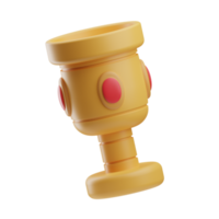 juego equipo taza ilustración 3d png