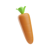 gioco attrezzatura carota illustrazione 3d png