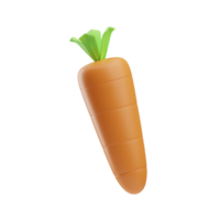 game equipment carrot illustration 3d png