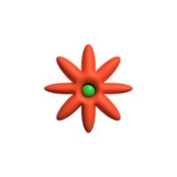 3d flor aislado png