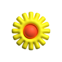 3D flower isolated png