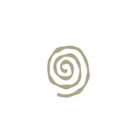 spiral illustration i klotter stil png