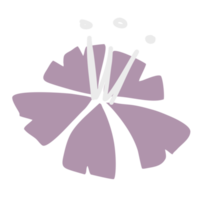 fofa flor mão desenhando png