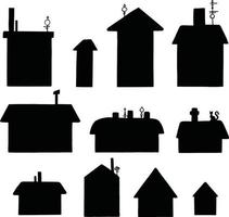 Set Of House symbol. illustration. Vector illustration