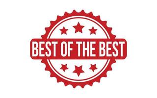 Best of The Best Rubber Stamp Seal Vector