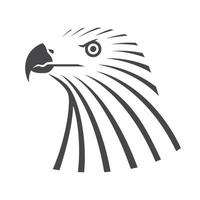 Modern design eagle head symbol. vector