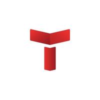 Letter T logo icon design template vector