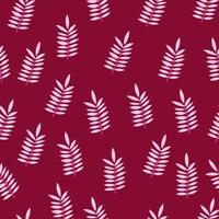 leaves pattern, simple semaless pattern vector