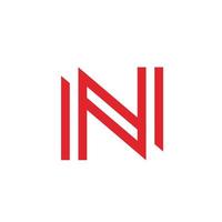 Letter N logo vector template element