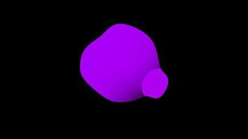 Blob purple background animation video