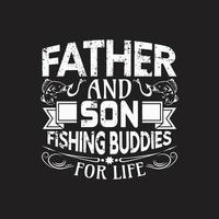 Fathers day typographic quotes t shirt design vector. vector