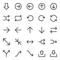 Outline icons for Universal, web. vector