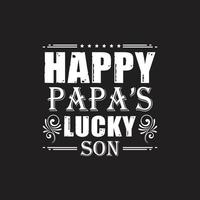 Dad typographic t shirt design vector