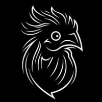 chicken bird animal head vector